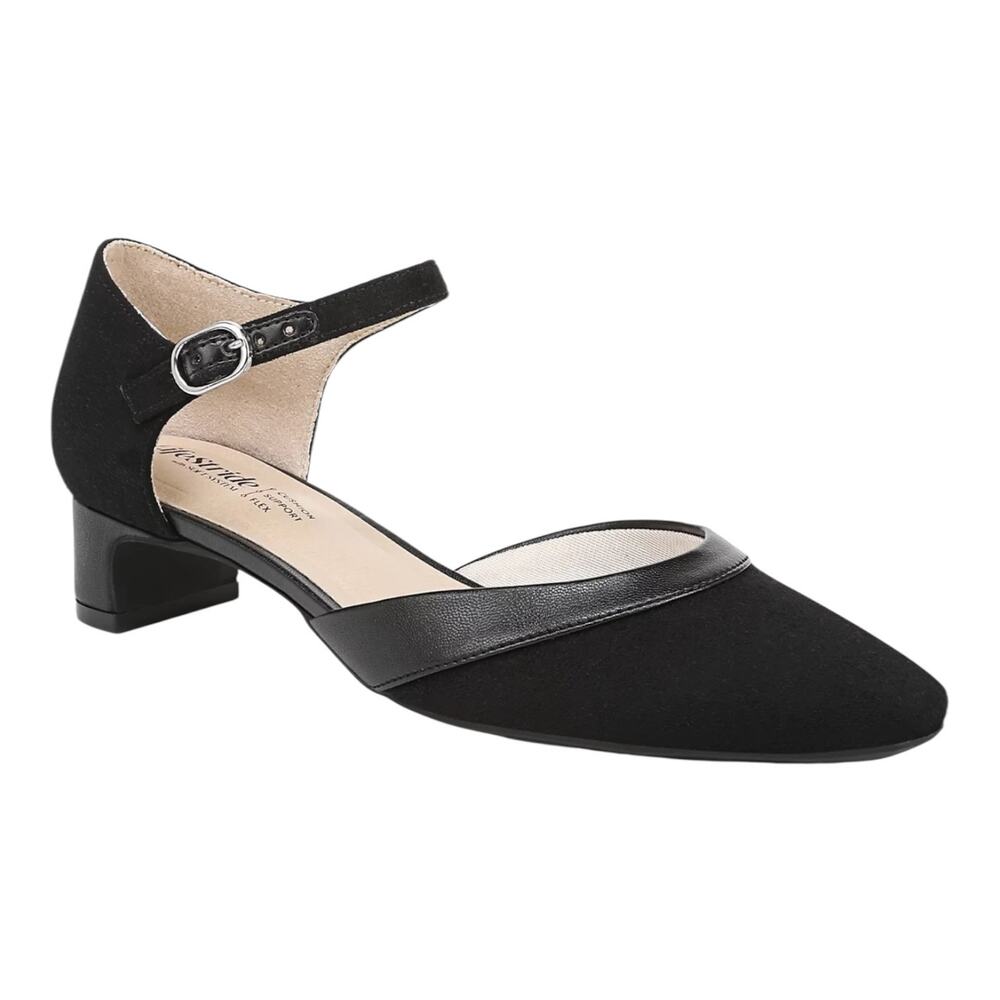LifeStride Women's Leighton Snip Toe Dress Pumps Black Size 5